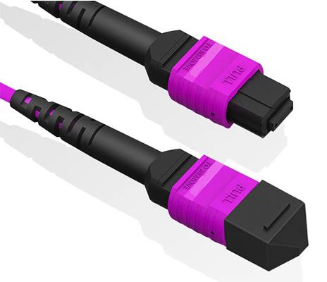 สายเคเบิล OM4 ไฟเบอร์ MPO 12