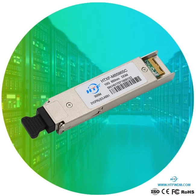 เครื่องรับส่งสัญญาณไฟเบอร์ออปติก SR 300m 850nm MMF XFP
