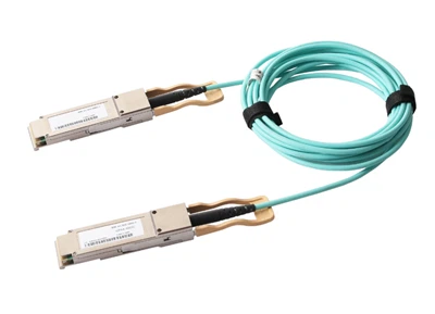สายเคเบิลออปติคอลที่ใช้งาน 100G QSFP28 ความยาวสายเคเบิลที่ปรับแต่งโดย AOC