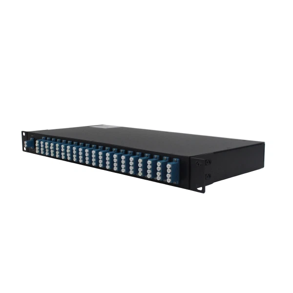 18CH CWDM MUX DEMUX ไฟเบอร์คู่ 1U แร็คเมาท์